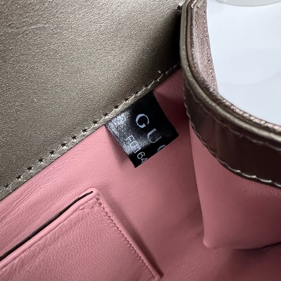 Gucci Clutch Bag Metallic Bronze - Picture 9 of 9